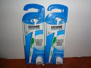 Menge 2 Listerine Ultraclean Access Zahnseide Griffe Starter Pack Fabrikversiegelt - Bild 1 von 2