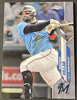 JONATHAN VILLAR 2020 TOPPS CHROME UPDATE #U-13 - Image 1 of 2