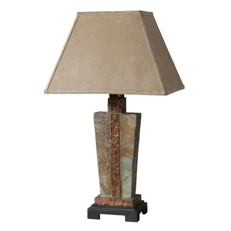 Pemberly Row Indoor and Outdoor Accent Lamp in Hammered Copper - Image 1 of 1