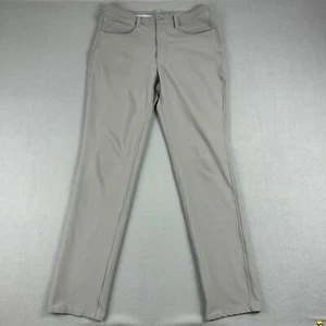 Footjoy Pants Mens Size 32x34 Gray b5-Pocket Athletic Fit Golf Stretch Chino - Picture 1 of 13