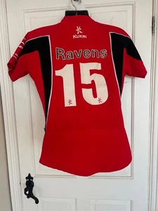 Match Worn #15 Ulster Ravens Rugby Vintage Home Jersey/Shirt-Medium-Mint - Picture 1 of 2