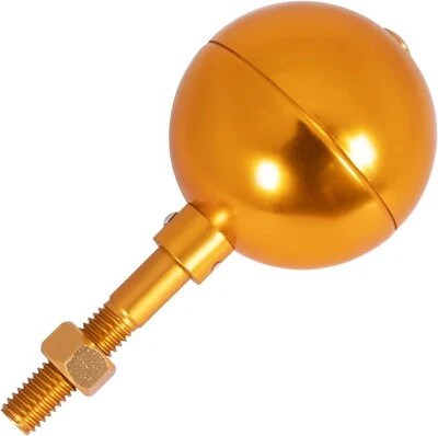 Adorno de bola de poste de bandera - se adapta a la mayoría de los postes de bandera de EE. UU., camiones y luces solares Foto 1 de 4