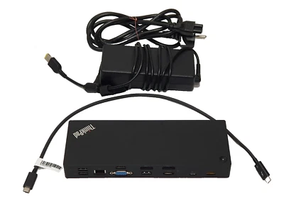 Lenovo ThinkPad 40AC Thunderbolt 3 Dock Universal Dockingstation Set 135W USB-C - Bild 1 von 4