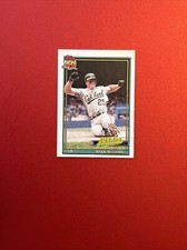 1991 Topps Cracker Jack Mini Mark Mcgwire Athletics # 27 of 36 Series I Card