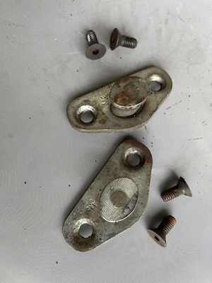 65 66 1965 1966 Ford Galaxie Mercury Door Latch Striker Plates - Image 1 of 4