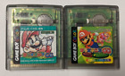 Nintendo Game Boy Lot of 2 - Mario Sports - Lx86
