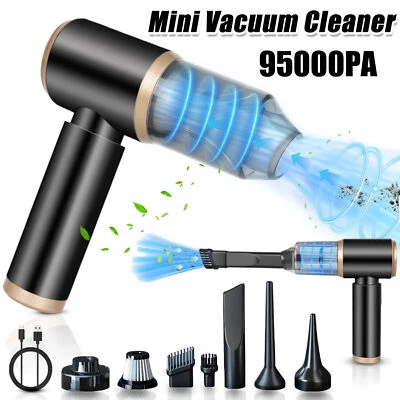 Cordless Handheld Vacuum Cleaner & Air Blower 2 in 1 Portable Wireless Car Home - Image 1 of 4