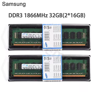 Samsung REG 2Rx4 1066 1333 1600 1866 MHz 16GB 32GB(2*16GB) Server Reg ECC Ram - Picture 1 of 5