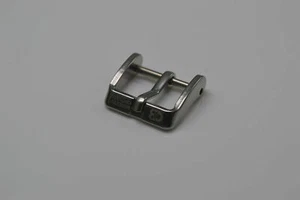 Hebilla de espina Bonetto Cinturini acero inoxidable plata brillante en 20 mm - Imagen 1 de 1