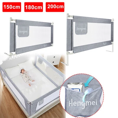 LARS360 Anhebbar Bettgitter Kinderbettgitter Bettschutzgitter Babybettgitter Kinderbett