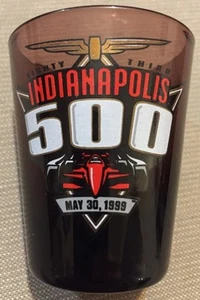 Neu - Indianapolis 500 Event Collector Schnapsglas Indy Racing 30. Mai 1999 weinrot - Bild 1 von 2