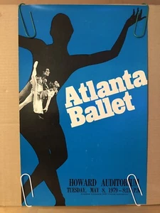 Atlanta Ballet Howard Auditorium Original Vintage Poster Pin Up 1979 - Picture 1 of 11