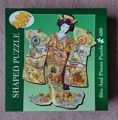 Bits and Pieces "Geisha" 600 Piece Shaped Puzzle 2003 - Image 1 of 4