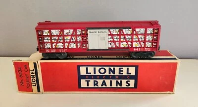 Lionel Postwar No. 6434 Illuminated Poultry Car 1958-59 NEW! Original Box! - Image 1 of 4
