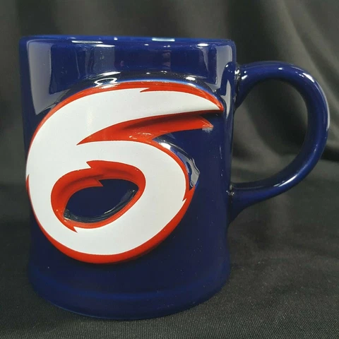 Mark Martin Valvoline Roush Racing Nascar Raised 3D #6 Coffee Cup Mug Blue Cover
