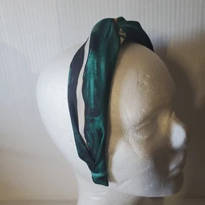 Anthropologie Vaneet Bahl Knotted Sequin Batik Fabric Hairband Hair Accessory - Picture 1 of 6
