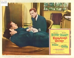 Everything's Ducky Micky Rooney, Buddy Hackett, Jackie Cooper Movie Poster - Picture 1 of 1