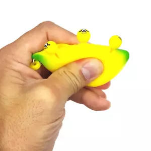 Giocattolo Banana Pop Up Pod Peak A Boo Pea Pod Fidget giocattolo popper emoji giocattolo spremitura - Foto 1 di 4