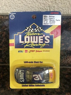 1997 Team Lowe's Racing Mike Skinner NASCAR Diecast #31 Scale 1:64 Monte Carlo - Image 1 of 2