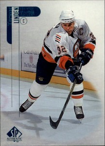 1998-99 SP Authentic Islanders Hockey Card #51 Trevor Linden