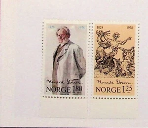 NORVEGIA SC 725-26 NH EDIZIONE DEL 1978 - H. IBSEN - (DF25) - Foto 1 di 1