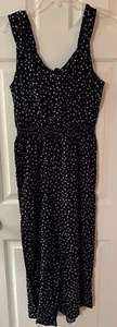 Ann Taylor Loft Women’s One Piece Polka Dot Jumper Romper Sz S - Picture 1 of 6
