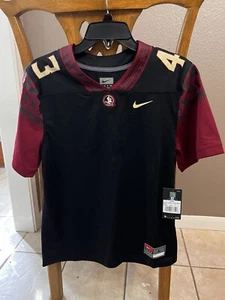 Nike Florida State Football Jersey Youth Large Black #43 Seminoles Winston NWT - Picture 1 of 3