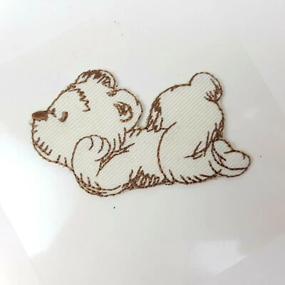 Baby Bear Iron On Applique Children Babies Baby Clothing 2.5" - Image 1 of 2