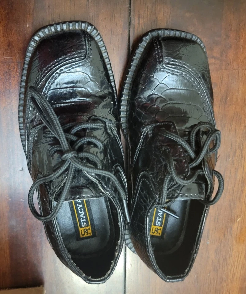 Toddler Stacey Adams Crocodile Pattern Shoes Size 8M - Image 1 of 4