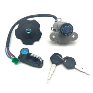 Ignition Switch Fuel Gas Cap Seat Lock Set Fits Yamaha DT125RE DT125X 2005-2007 - Picture 1 of 7