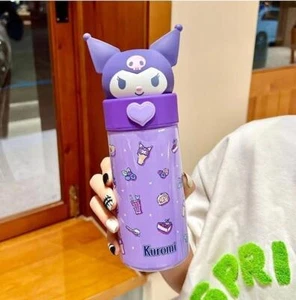 Stainless Steel Cute Kawaii Kuromi thermos bottle Tumbler - Picture 1 of 3