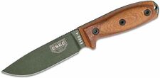 ESEE Knives ESEE 4 OD Green Blade Natural Micarta 3D Handle 4POD-011