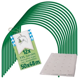 Pflanztunnel Bogen Beet Tunnel Frühbeet Gewächshaus Folientunnel Frühbeet Folie - Bild 1 von 43