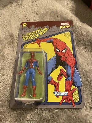 Marvel Legends Serie Retro Amazing Spider-Man 3.75" Kenner SIN PERFORAR Foto 1 de 3