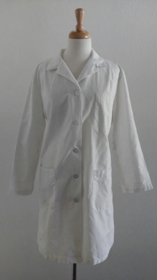 Angelica Uniform Group White Women's Lab Coat Sz 36 - Image 1 of 4