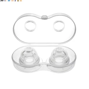 1 Pair Silicone Nipple Corrector Painless Nipple Sucker Puller Aspirator for Cor - Picture 1 of 6