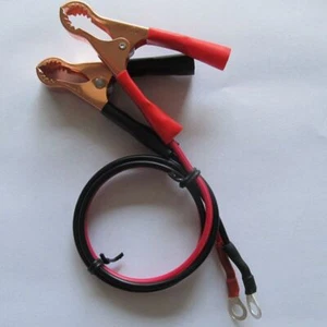 Cable inversor de batería de coche de 50 amperios cable de transferencia de energía 2 piezas clip de cocodrilo - Imagen 1 de 7