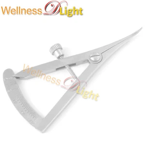 Calibradora Castroviejo en ángulo de 0 a 20 mm 3,25" (8,3 cm) instr dental quirúrgica - Imagen 1 de 1