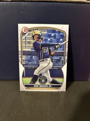 2023 Bowman 1st Edition #BPPF-41 Eric Brown Jr Milwaukee Brewers - Image 1 of 2