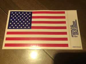 USA American Flag Sticker Decal Car Vehicle Or Truck Bumper 6” X 4” USA PROUD - Foto 1 di 4