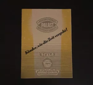 Programmheft Friedrichstadt-Palast Berlin „Kinder, wie die Zeit vergeht“ 1957 - Bild 1 von 3