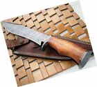 Damascus Steel Knife Handmade 32 Inches Rose Wood Handle Viking Sword