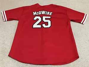 Mark McGwire St. Louis Cardinal Baseball Jersey Stitched Men’s Medium Vintage - Picture 1 of 7