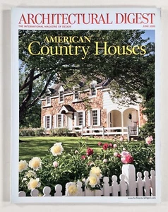 2009 Jun ARCHITECTURAL DIGEST American Country Houses BEACH HOUSE Italian Villas - Picture 1 of 7