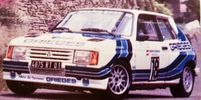 1/43 Talbot Samba Gr B Rally Vins de Macon 1985 Grieges KIT - Immagine 1 di 2