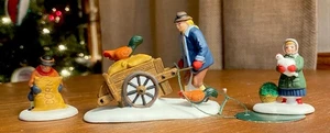 Juego de tres carro de semillas Department 56 New England Village Harvest #5645-6 - Imagen 1 de 3