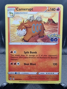 Camerupt - 014/078 - Pokémon GO - Pokemon Card - Mint/NM - Foto 1 di 1