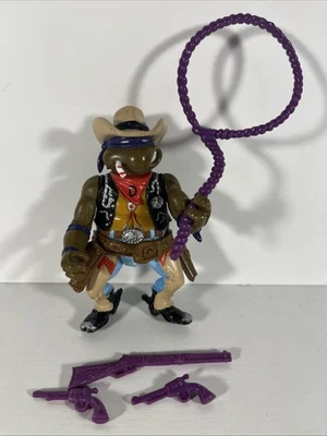 De colección Crazy Cowboy Don 1992 TMNT Wacky Wild West Donatello Tortugas Ninja Completo Foto 1 de 4