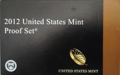 2012 S UNITED STATES MINT PROOF SET WITH 14 COINS COA & BOX - Image 1 of 4