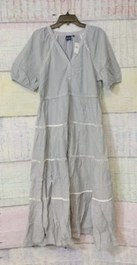 GAP SS Puffärmel Kleid Damen US Größe L (Einzelhandel 118 $) - Bild 1 von 5